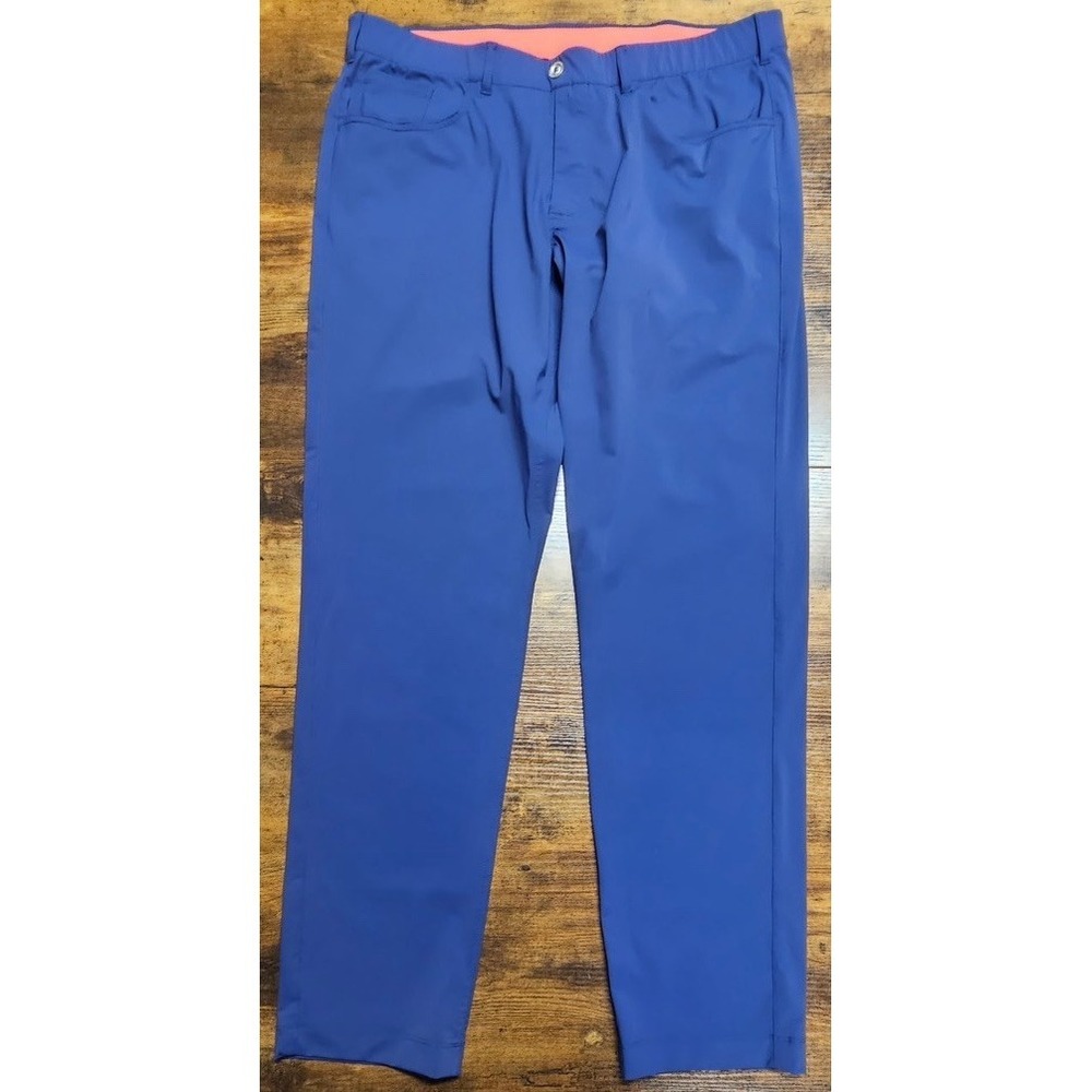 Redvanly Men's Kent Golf Navy Pants Size Large EUC